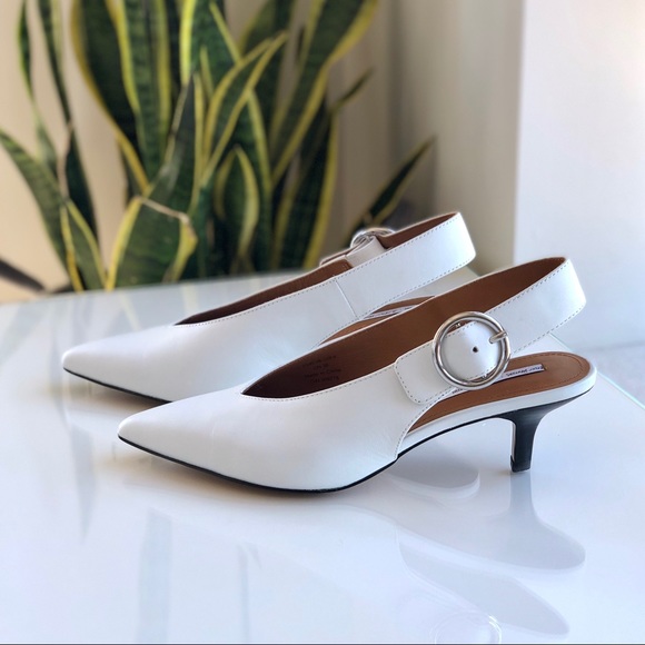 & Other Stories Shoes - & Other Stories Slingback Pointed Kitten Heels